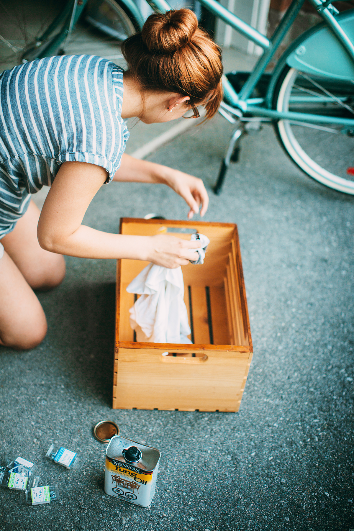 Public Bikes Wooden Crate